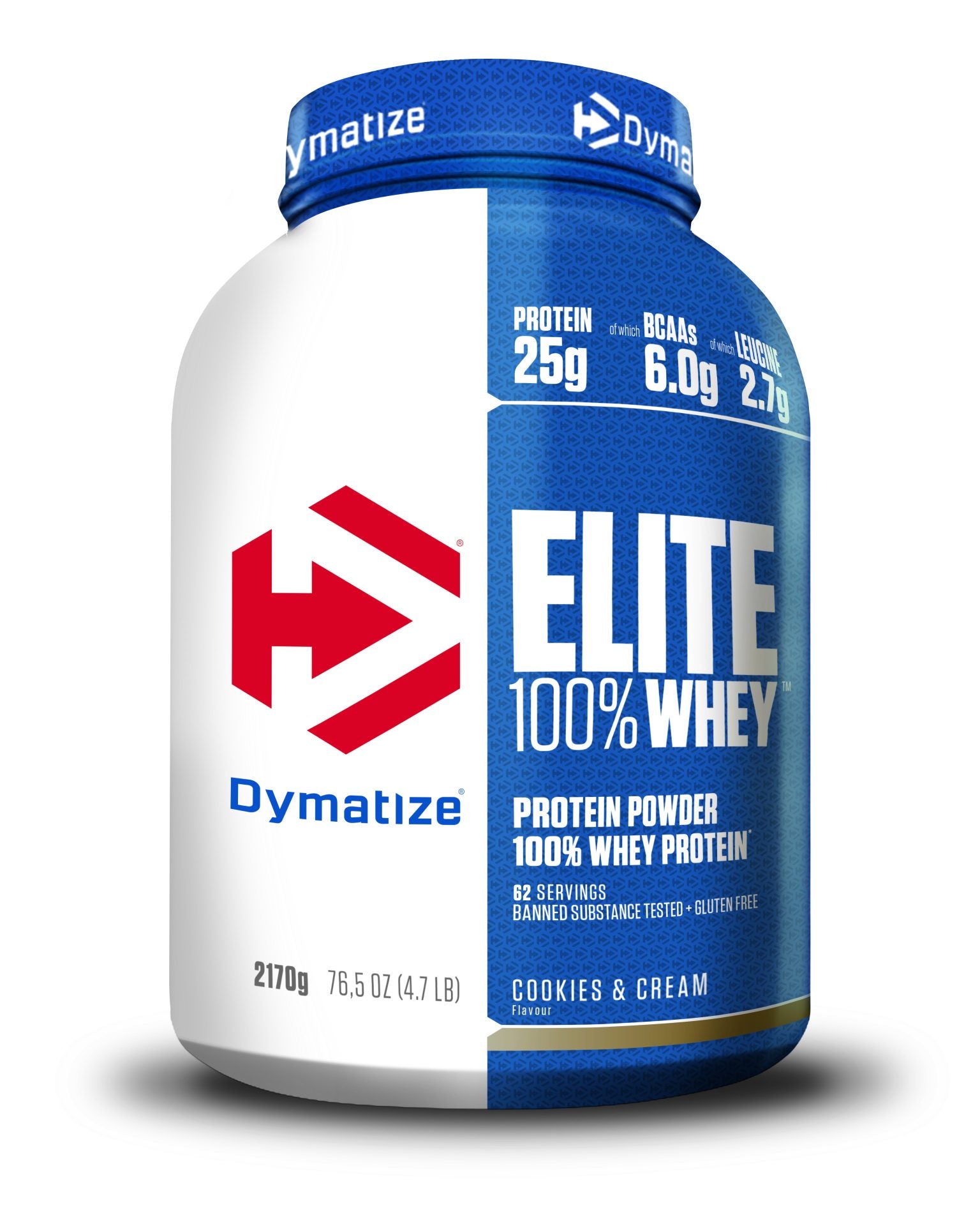 Poudre Protéinée Elite Whey Dymatize - 100% Whey - Pot 2,17 kg