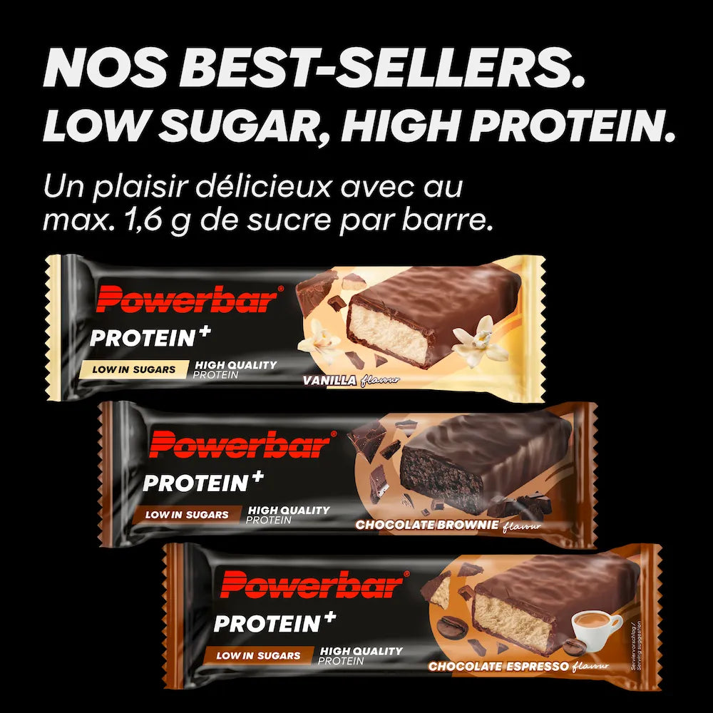 Barres Protéinées Protein+ Low In Sugar POWERBAR - 35g