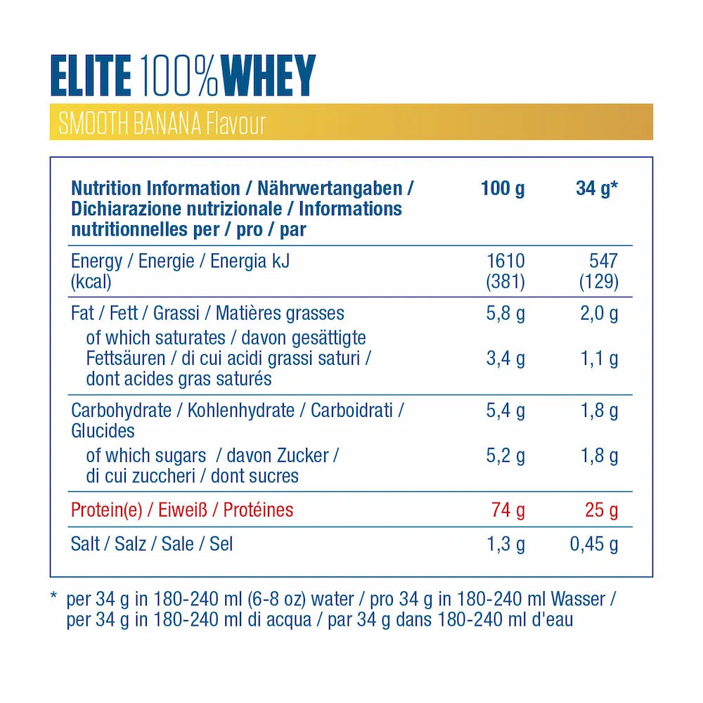 Elite Whey Dymatize - 100% Whey