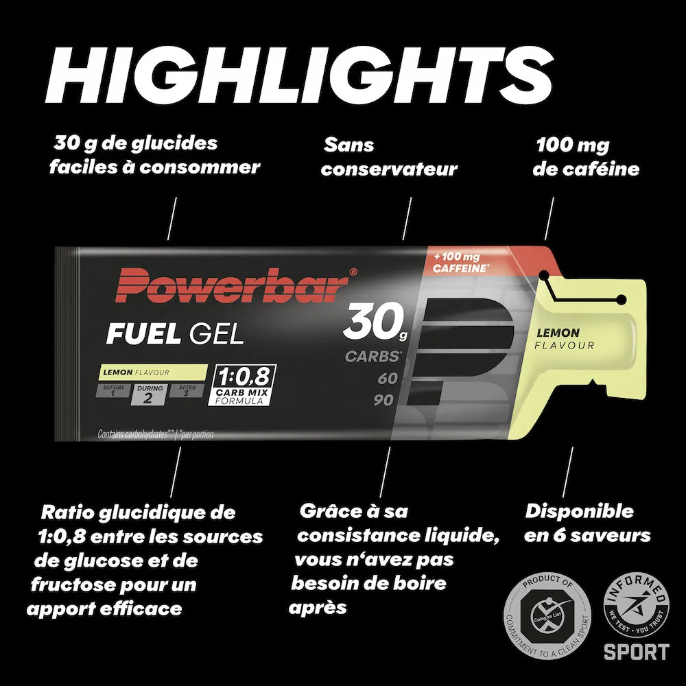 Fuel Gel 30g Caféine POWERBAR - 50ml