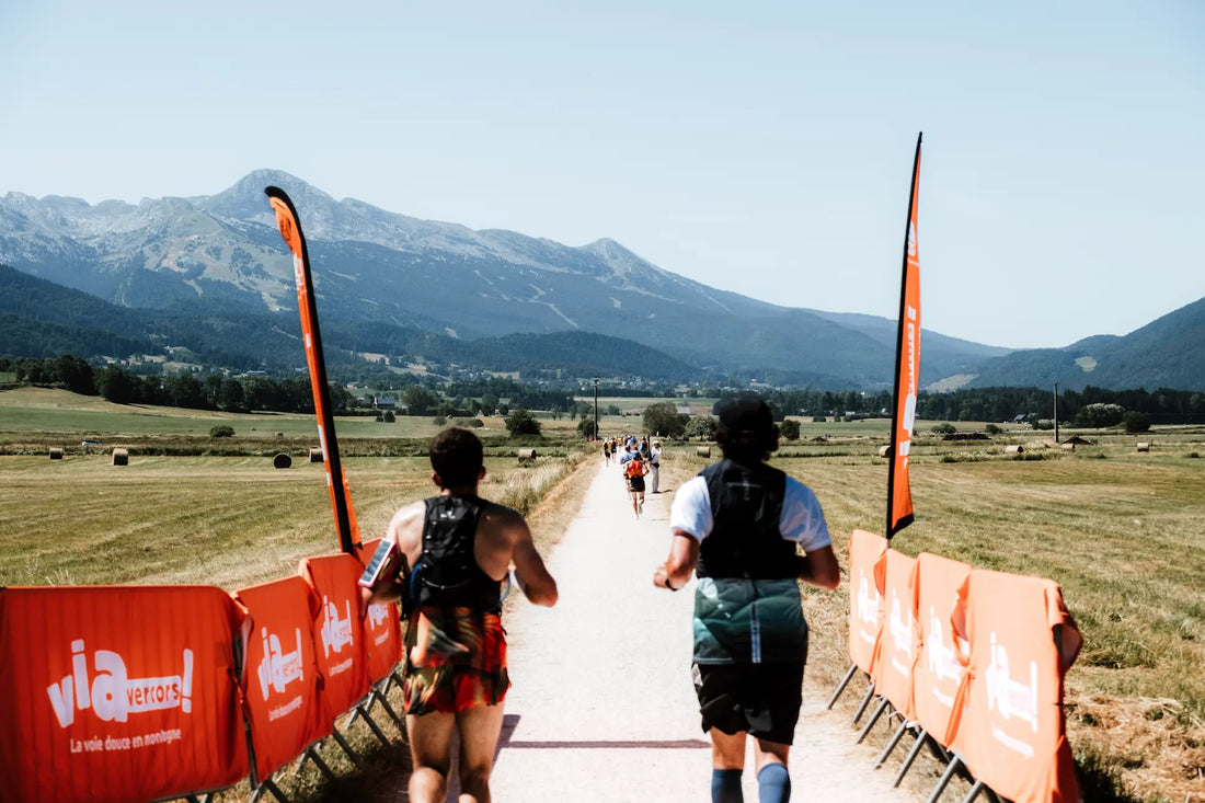 Coureurs pendant le marathon du Vercors