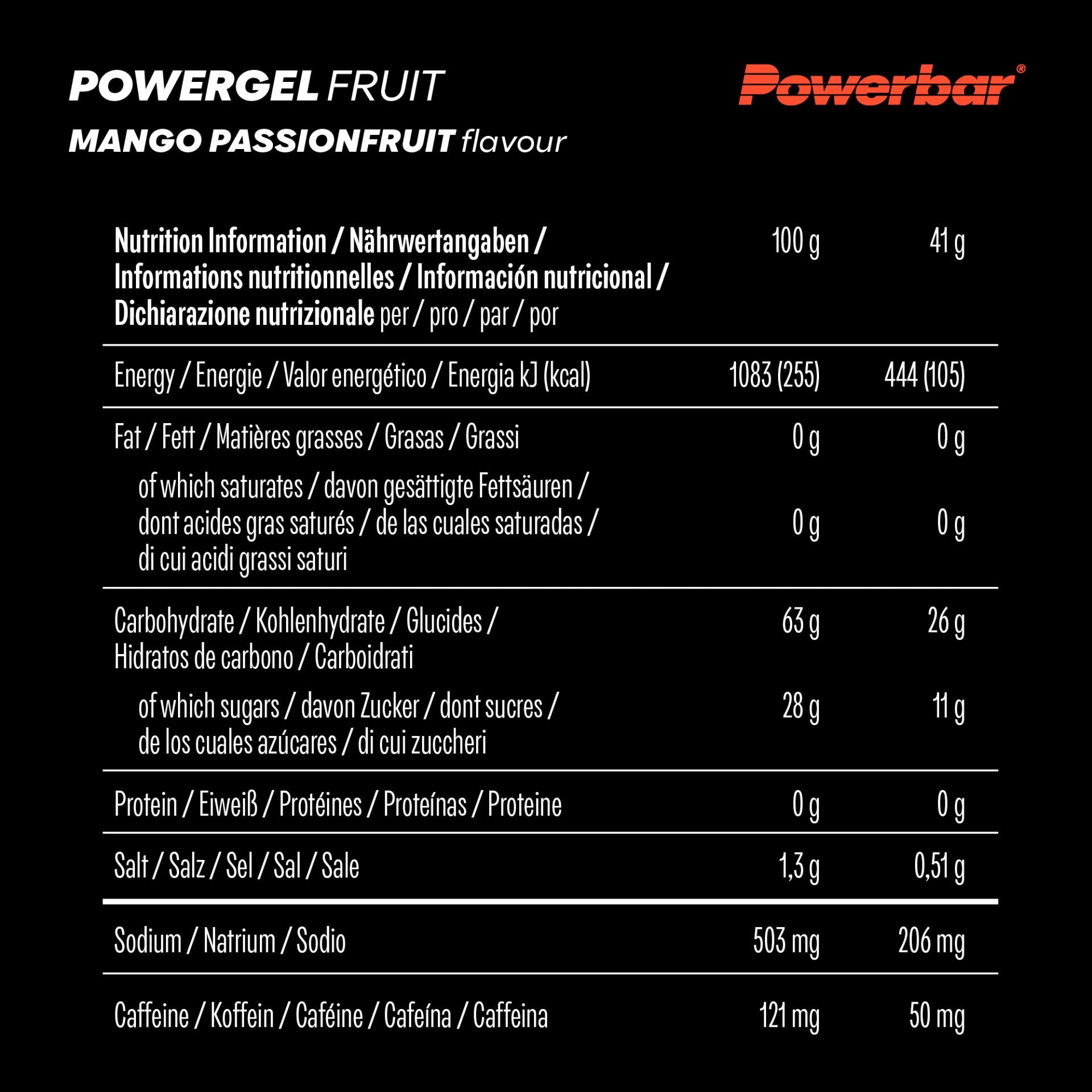 PowerGels Fruit  POWERBAR - 41g