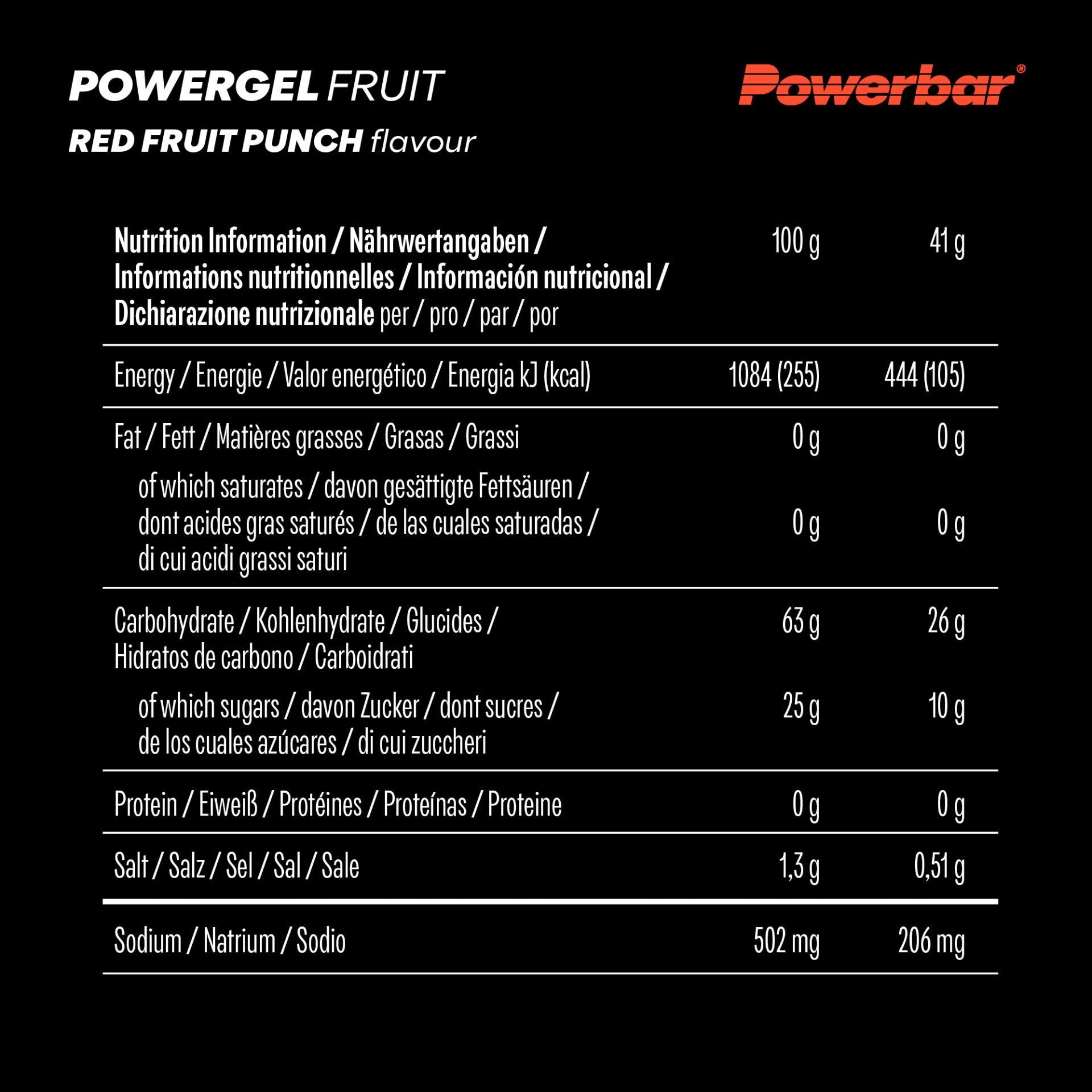 PowerGels Fruit  POWERBAR - 41g