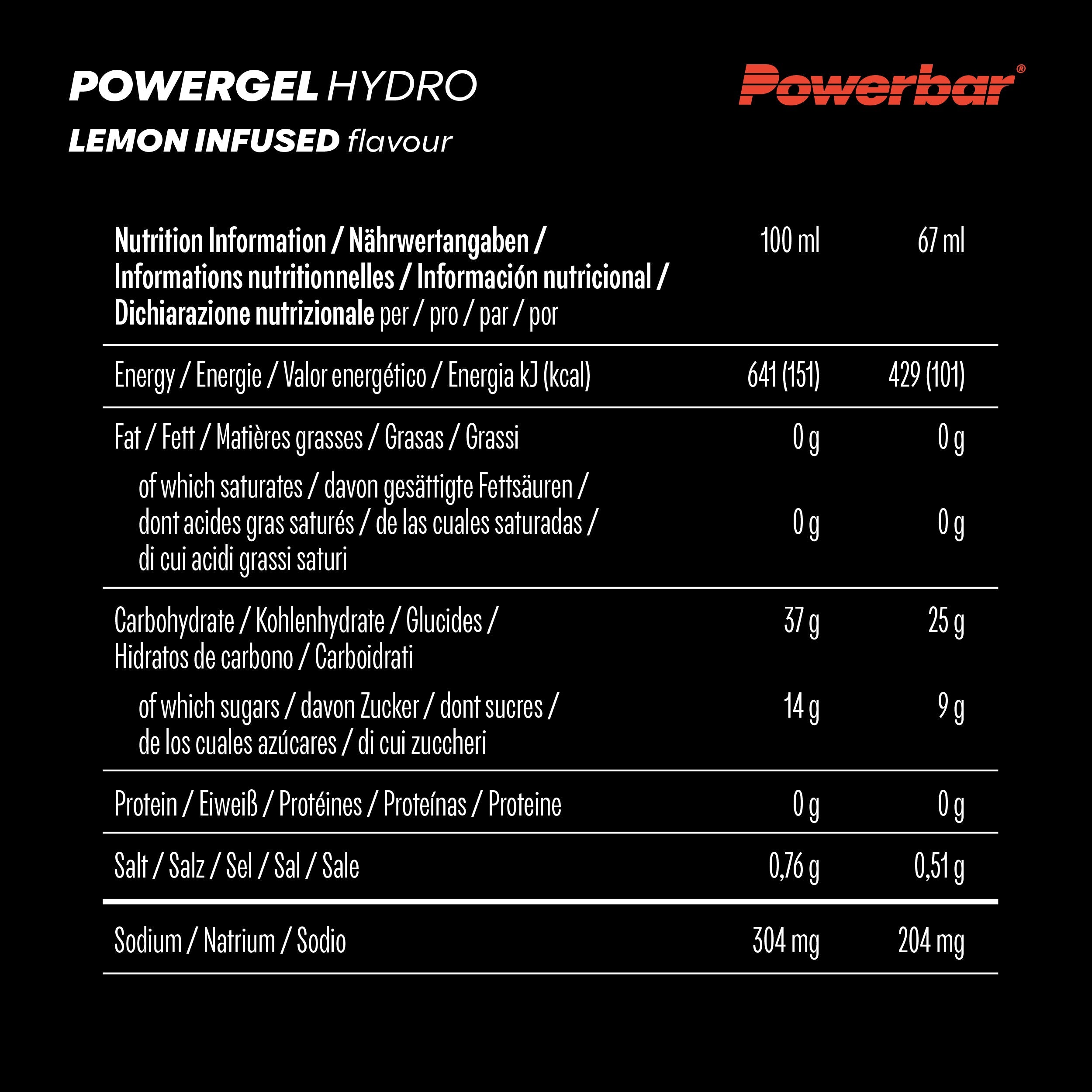 PowerGels Hydro POWERBAR - 67ml