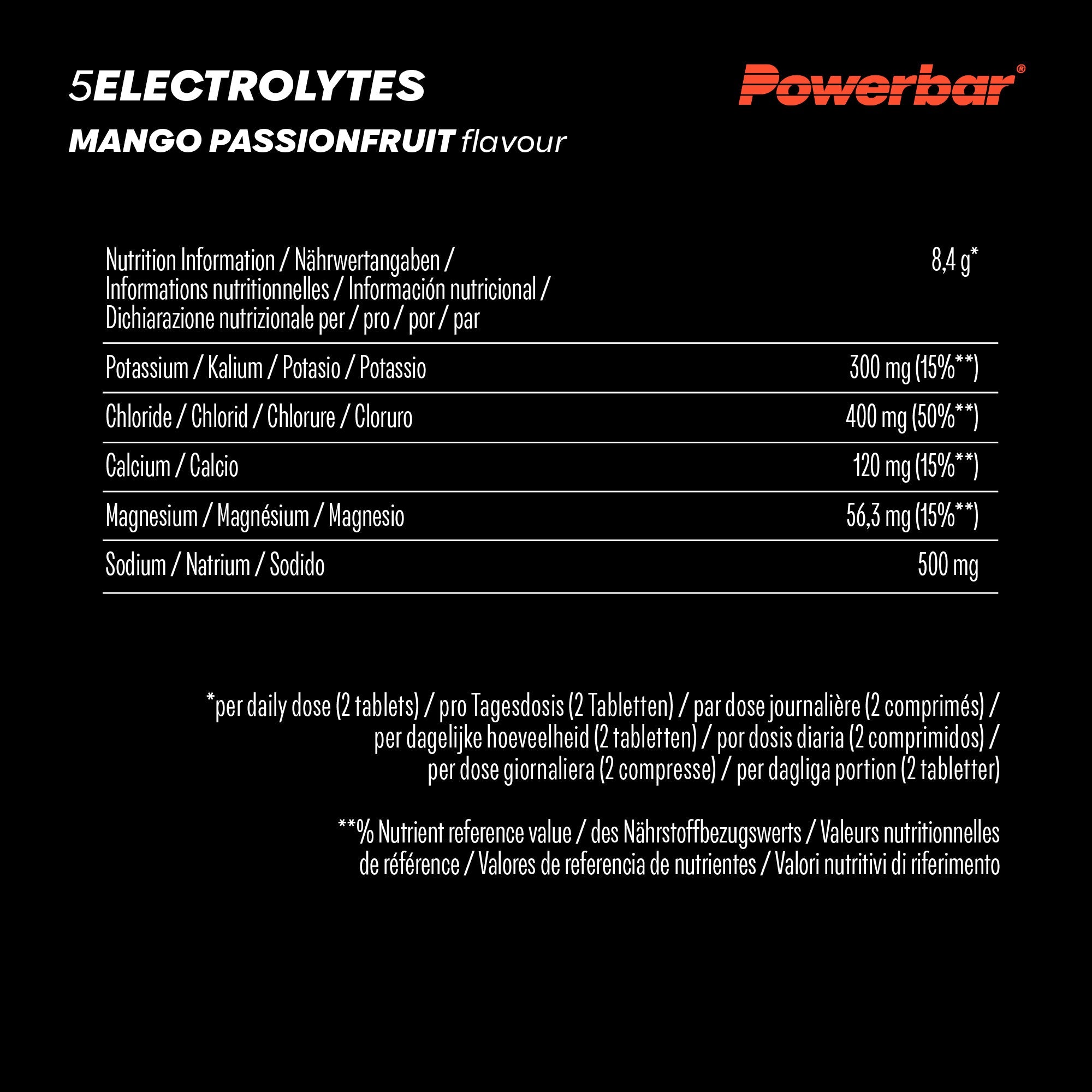 Tubes d'Electrolytes POWERBAR