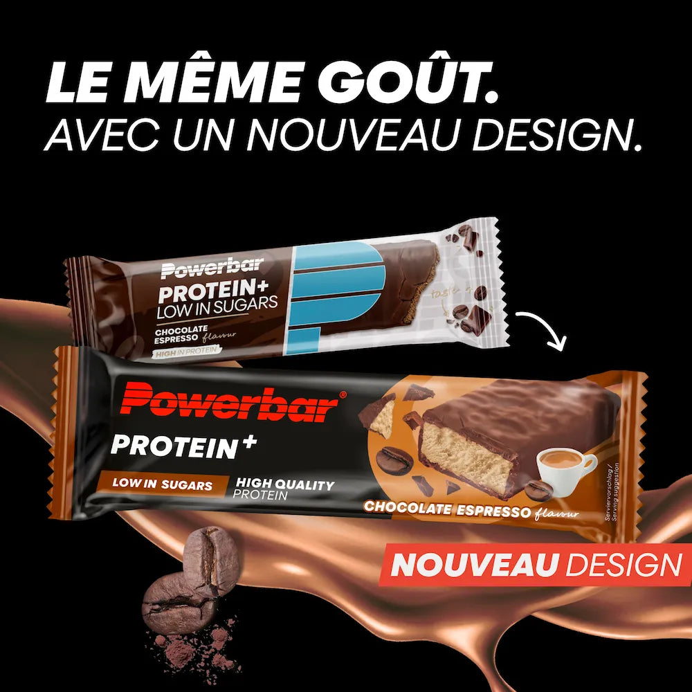 Barres Protéinées Protein+ Low In Sugar POWERBAR - 35g