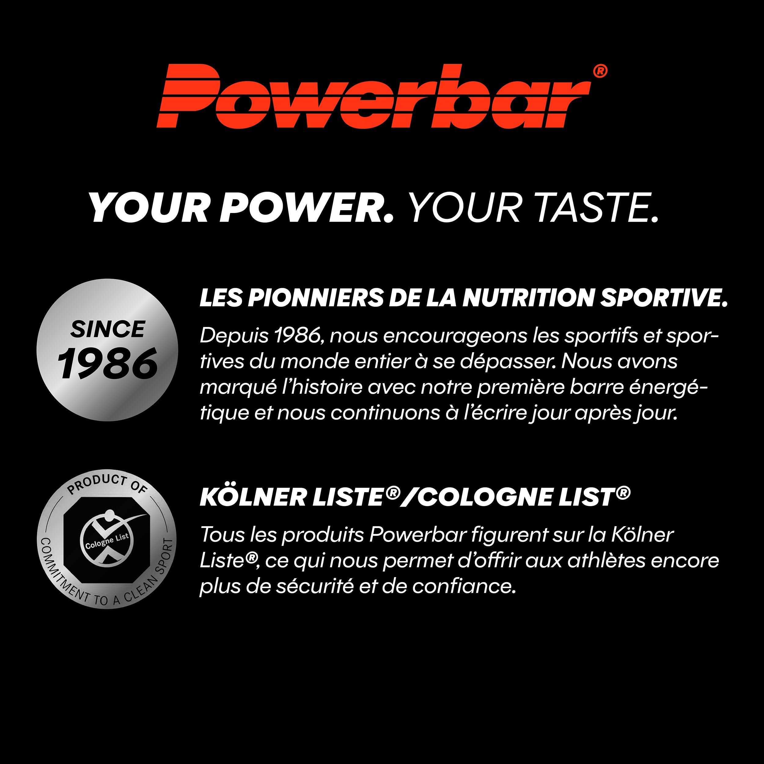 Barres OAT Energy POWERBAR - 50g