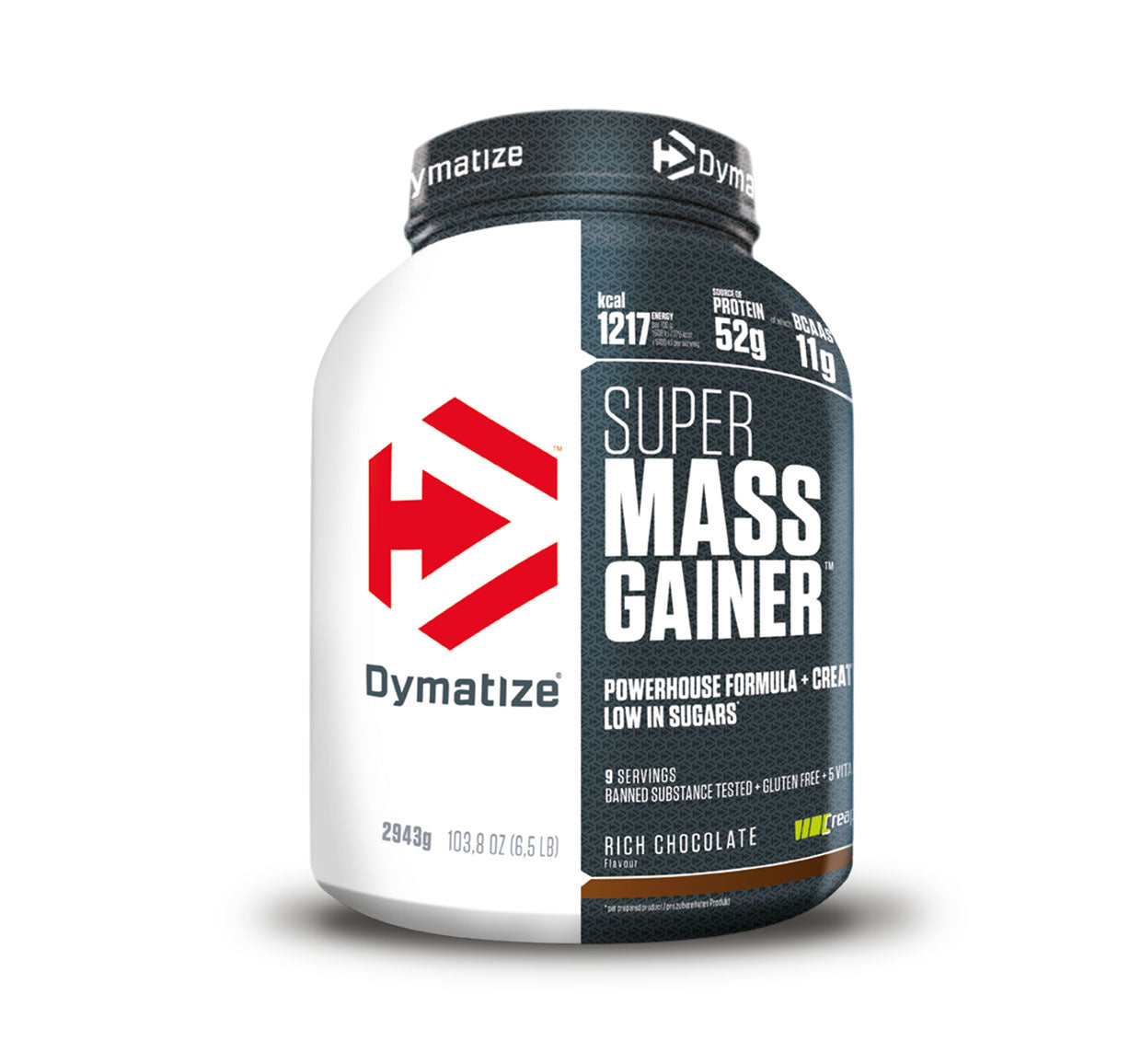 Poudre Protéinée Super Mass Gainer Dymatize - Pot 2,9kg