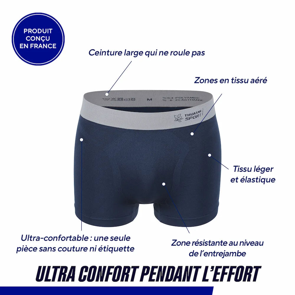 Boxer de sport sans coutures Thuasne Sport