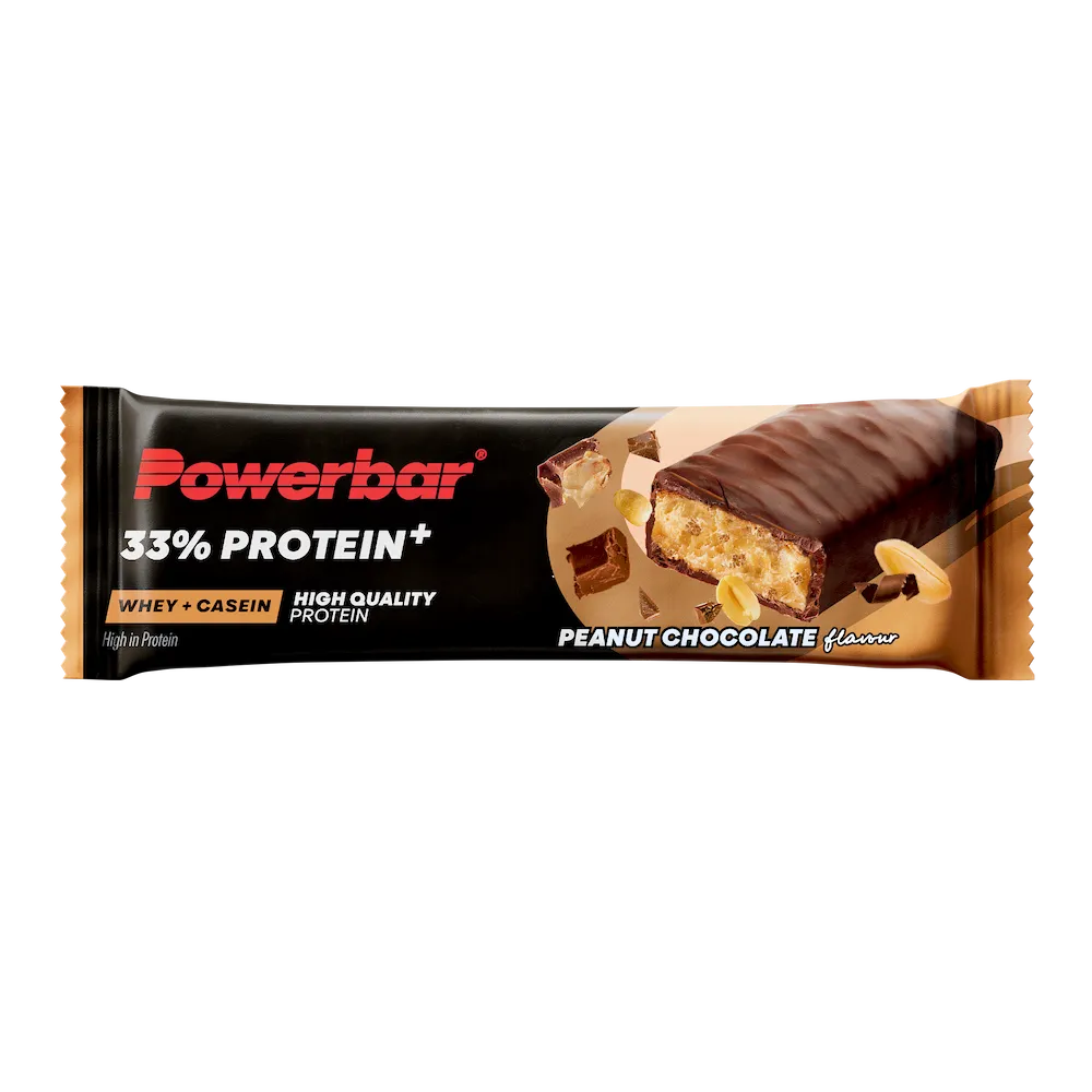 Barre protéinée Powerbar 33% Protein+ 90 g saveur Chocolat-cacahuètes à l'unité