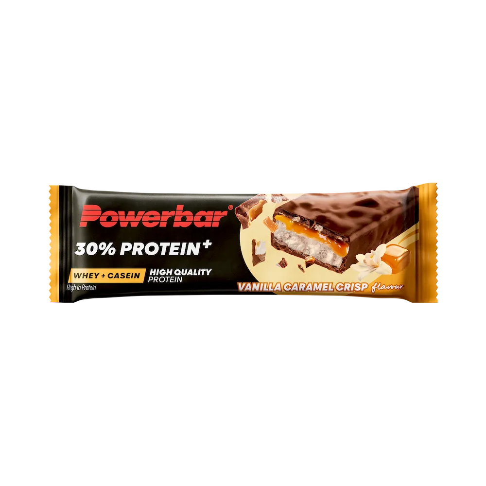 Barre protéinée Powerbar Protein+ 30% 55 g saveur Caramel-Vanille à l'unité