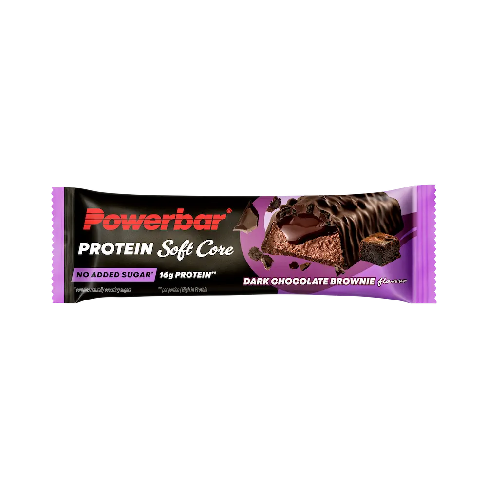 Barre protéinée Powerbar Soft Core 48 g Chocolat Noir Brownie à l'unité