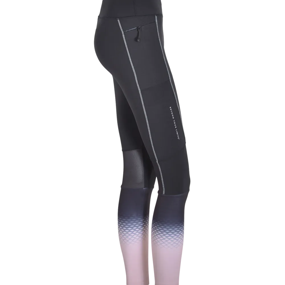 Legging running trail femme BODYCROSS Aimy avec poche latérale zippée