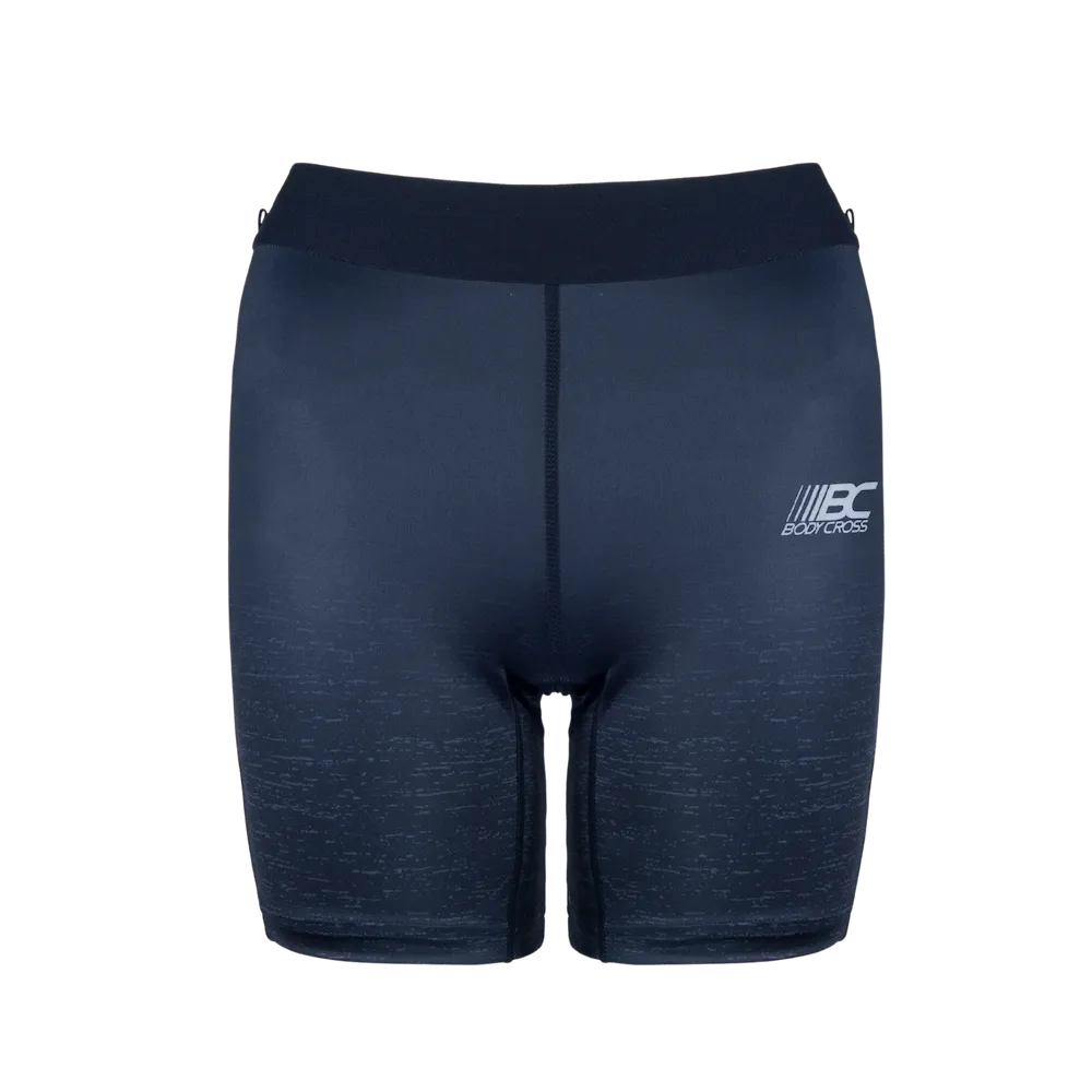 Cuissard intégré du short-jupe running trail femme BODYCROSS Angy vue avant