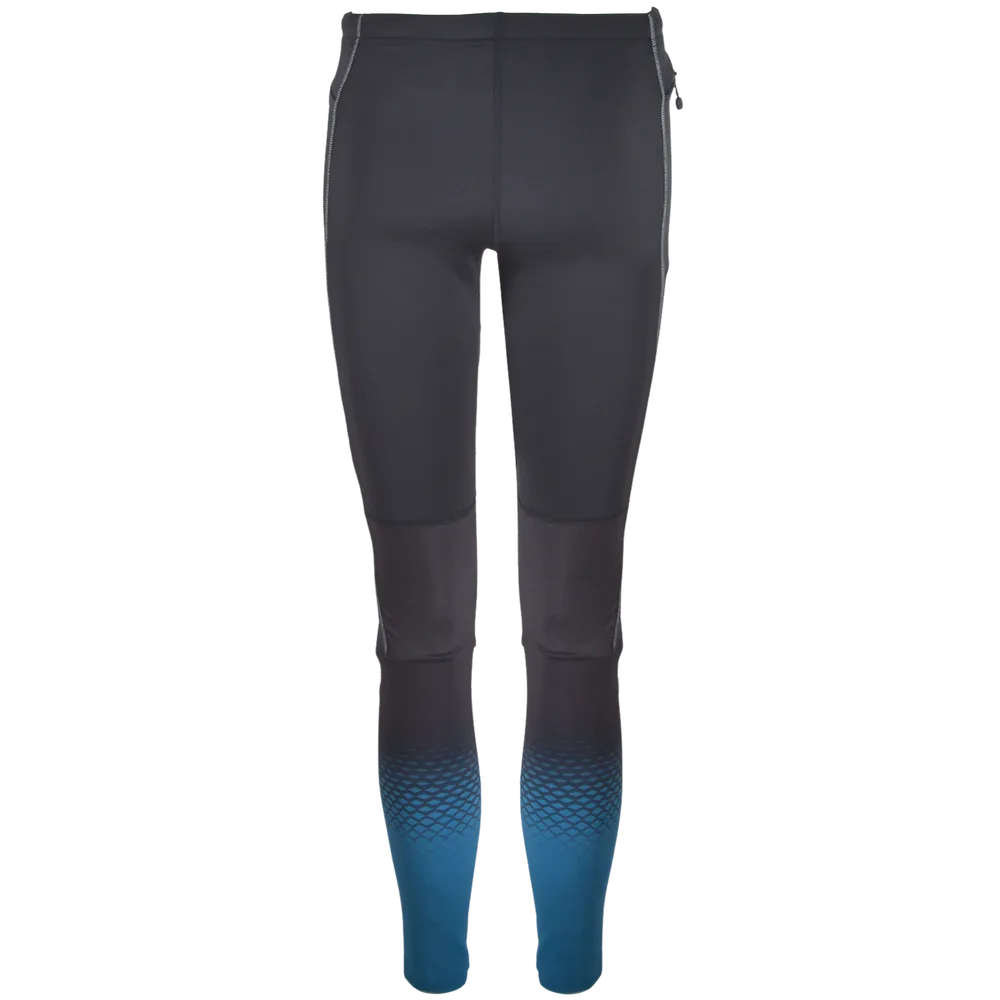 Legging running trail homme BODYCROSS Bobby noir vue de dos