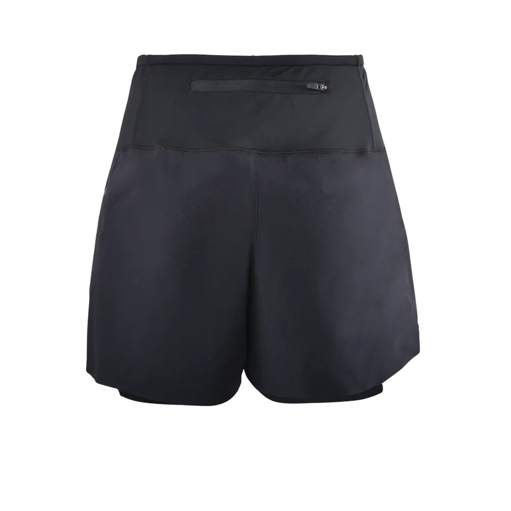 Short-cuissard running trail femme BODYCROSS Linh Ultra vue arrière avec poche zippée