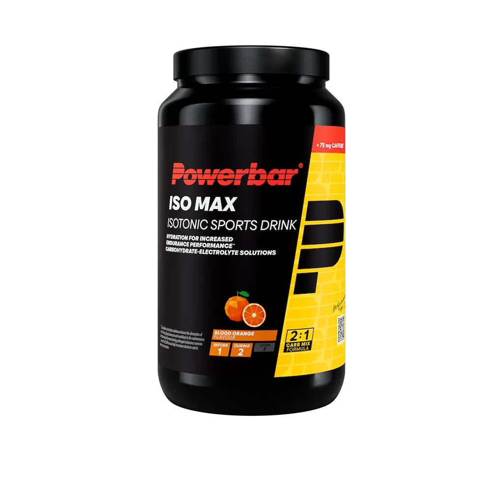 Boisson isotonique Powerbar IsoMax Orange Sanguine en pot de 1200 g