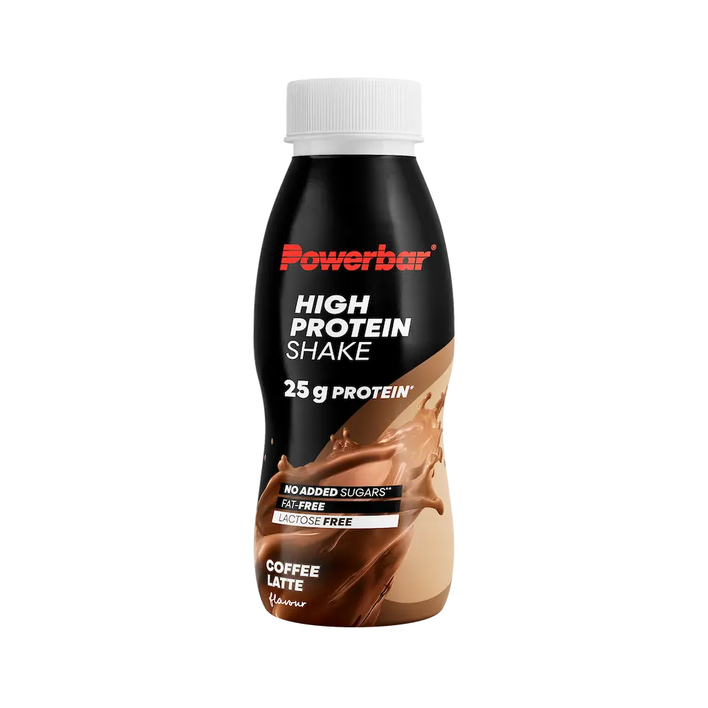 Boisson protéinée Powerbar High Protein Shake Café Latte 330 ml avec 25 g de protéines