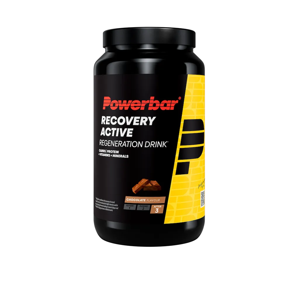 Boisson de récupération Powerbar Recovery Active chocolat en pot de 1210 g