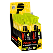 Boîte présentoir de 24 gels énergétiques Powerbar PowerGel Original 41 g saveur Citron-Citron vert