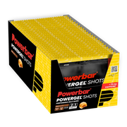 Boîte présentoir de 24 sachets Powerbar PowerGel Shots 60 g saveur Cola avec 75 mg de caféine