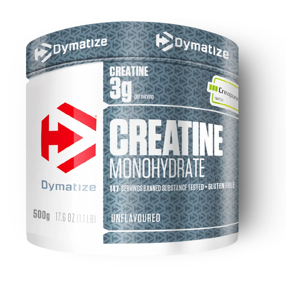 Pot Dymatize Créatine Monohydrate Creapure 500 g goût neutre