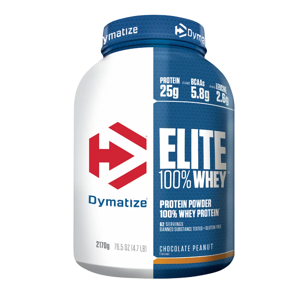 Pot Dymatize Elite 100% Whey 2,17 kg saveur Chocolate Peanut