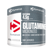 Pot Dymatize Glutamine Micronized 400 g 100 % L-glutamine goût neutre