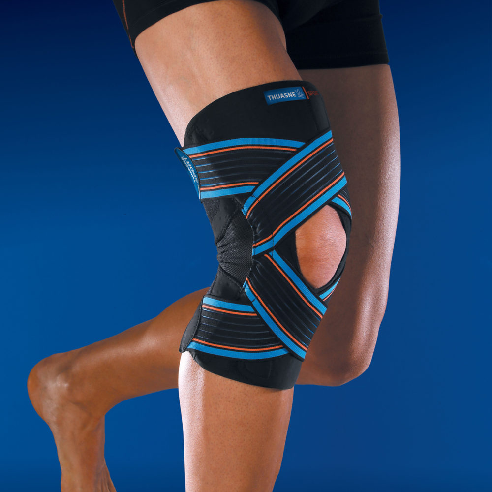 Genouillère stabilisatrice Thuasne - Rotulienne et ligamentaire - Stabilité 4 - ouverte