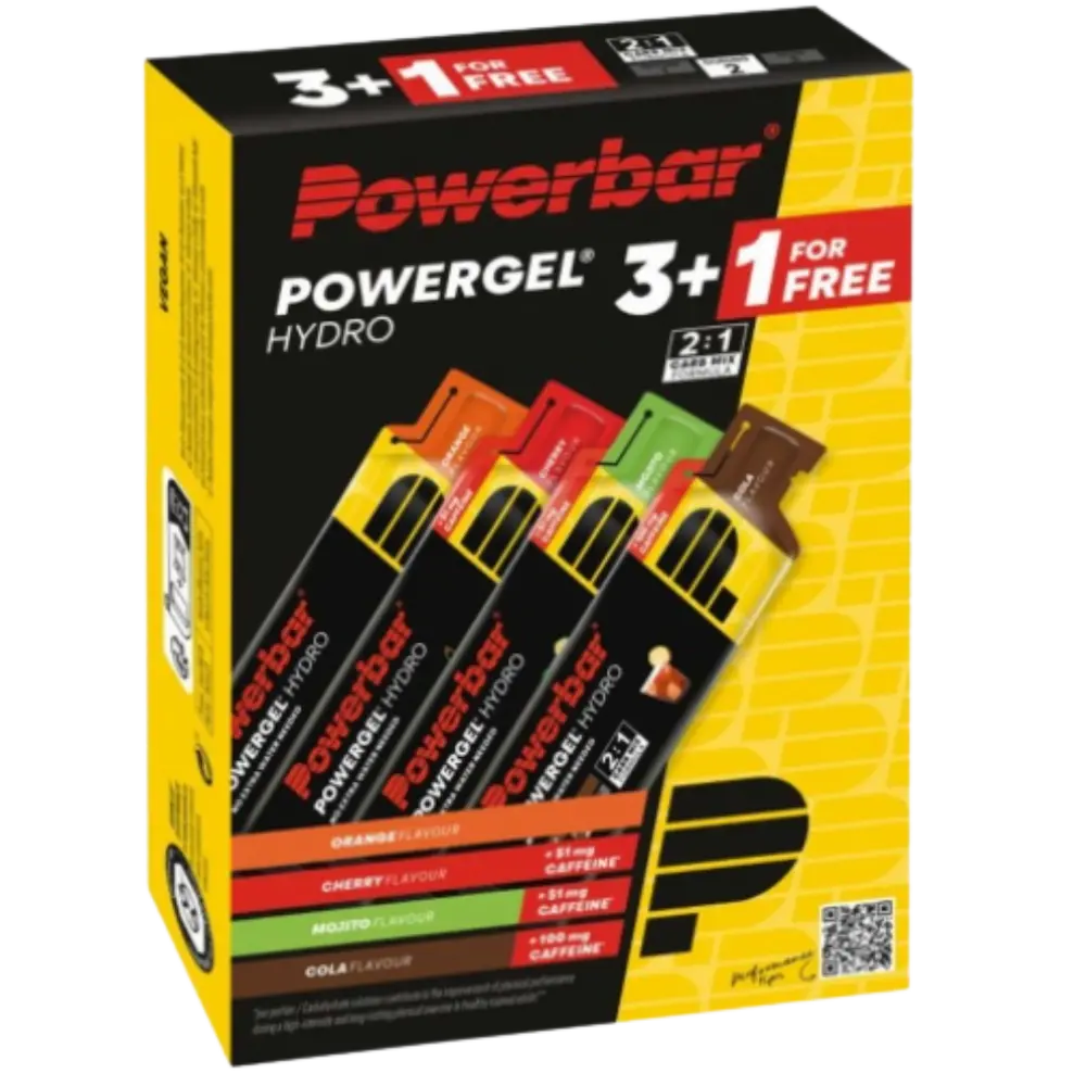 Pack de gel Powergel Hydro Powerbar 3 + 1 gratuit