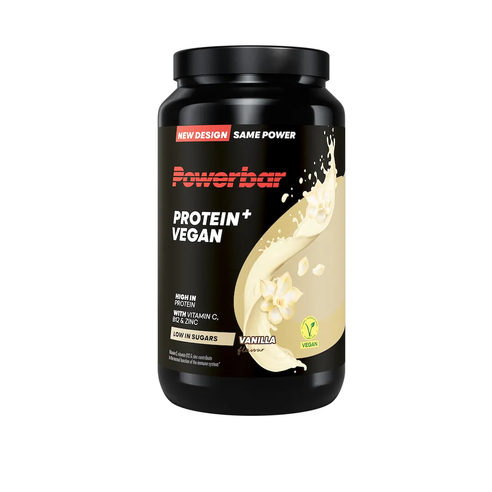 Poudre de protéines végétales Powerbar Protein+ Vegan vanille 570 g