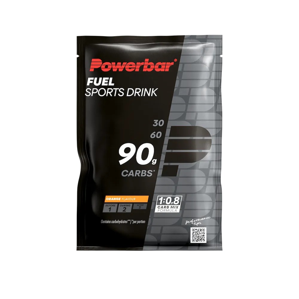 Sachet Powerbar Fuel Sports Drink 94 g saveur Orange avec 90 g de glucides