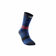Chaussette de compression Mid ACTIV Thuasne Sport homme bleue vue avant