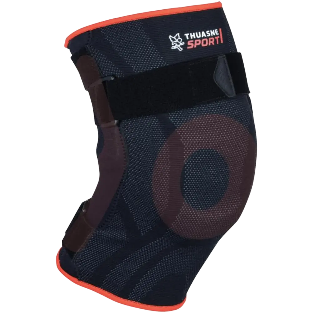 Genouillère ligamentaire renforcée Thuasne Sport noire vue produit