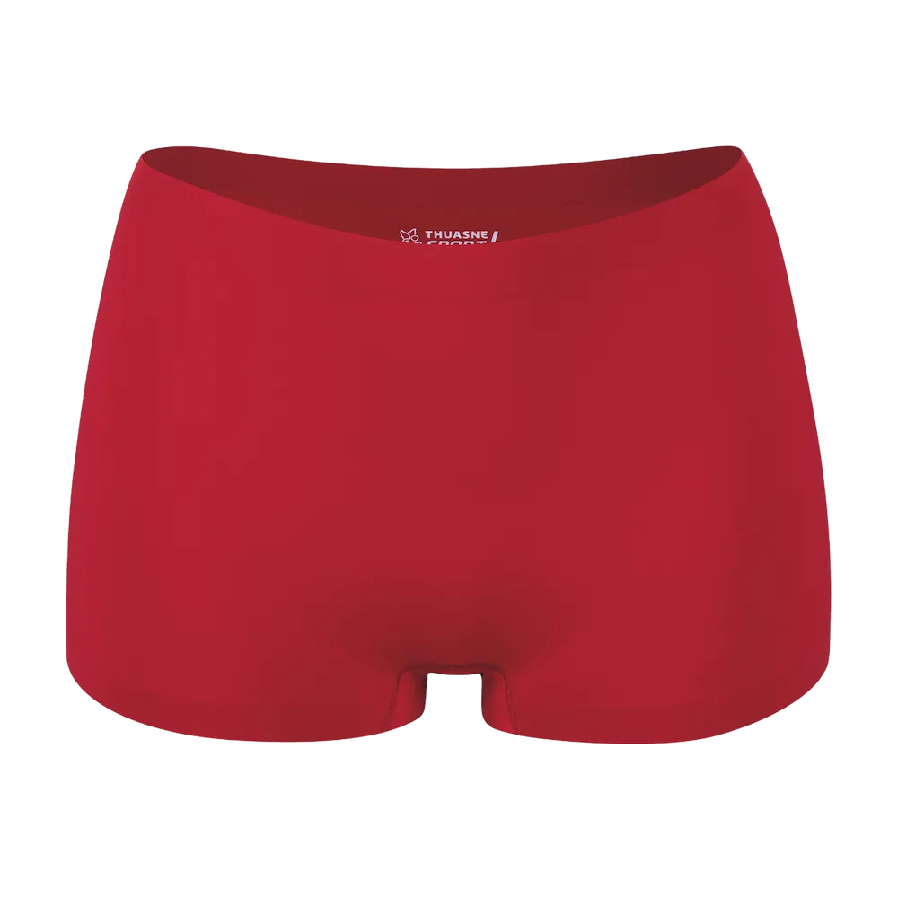 Shorty ThermoSeam Thuasne Sport rouge vue avant