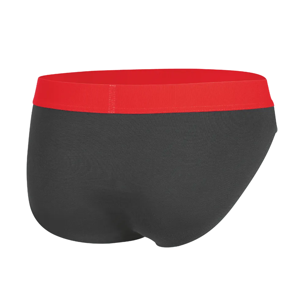 Slip Tech Confort Thuasne Sport noir vue trois-quarts arrière